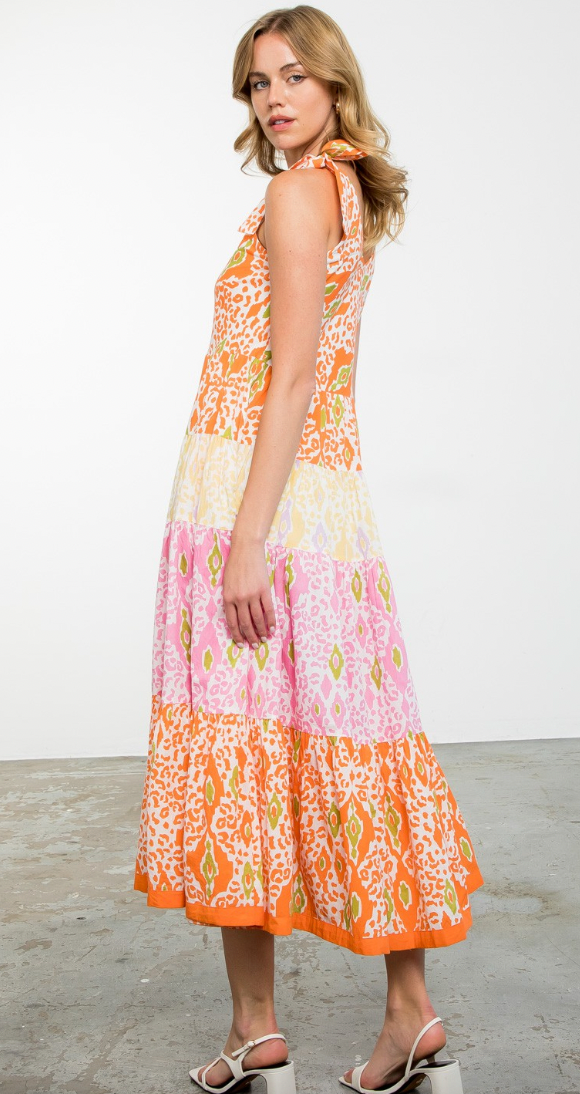 Colorful midi dress shop