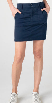 LIVERPOOL Utility Skort - Deep Midnight