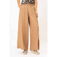 Linen Pant - Camel