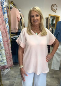 Airflow Blouse - Opal