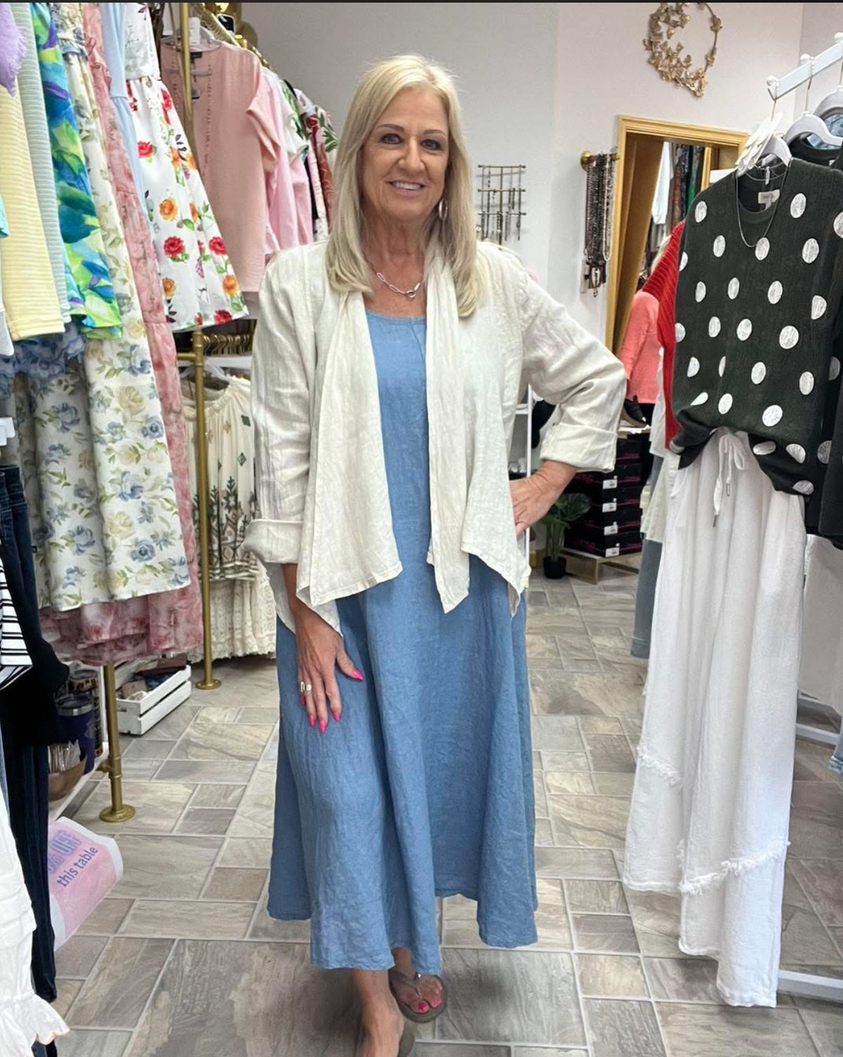 Beige Linen Jacket