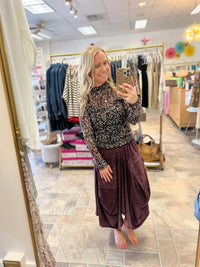 Kinda Like You Skirt - Plum