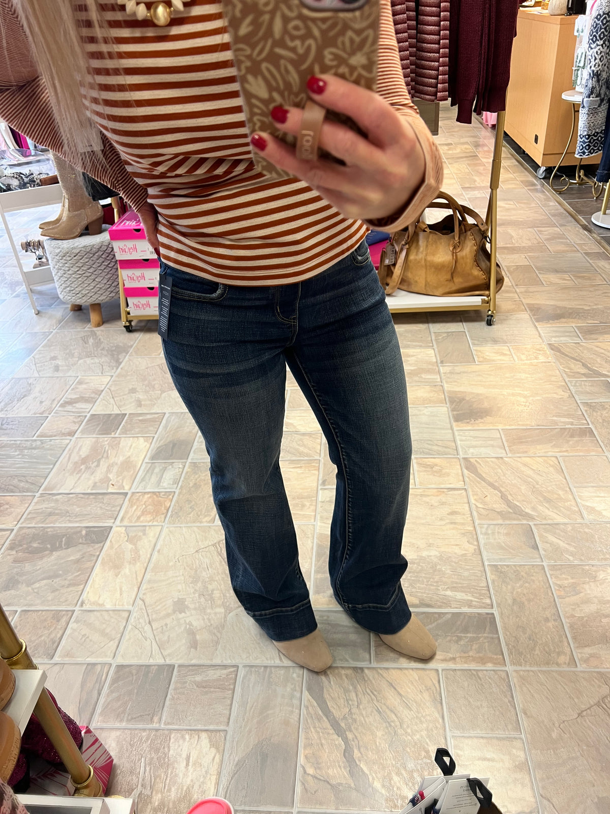 LIVERPOOL Gia Glider Flare - Amana