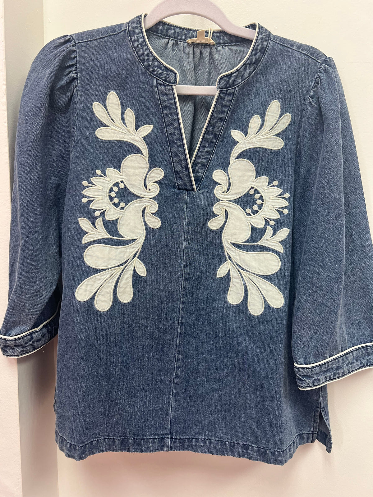 Denim Blue Top