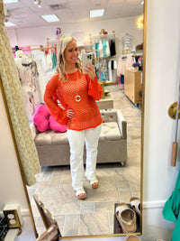 Reese Sweater - Orange