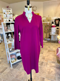 Easy Style Dress - Merlot
