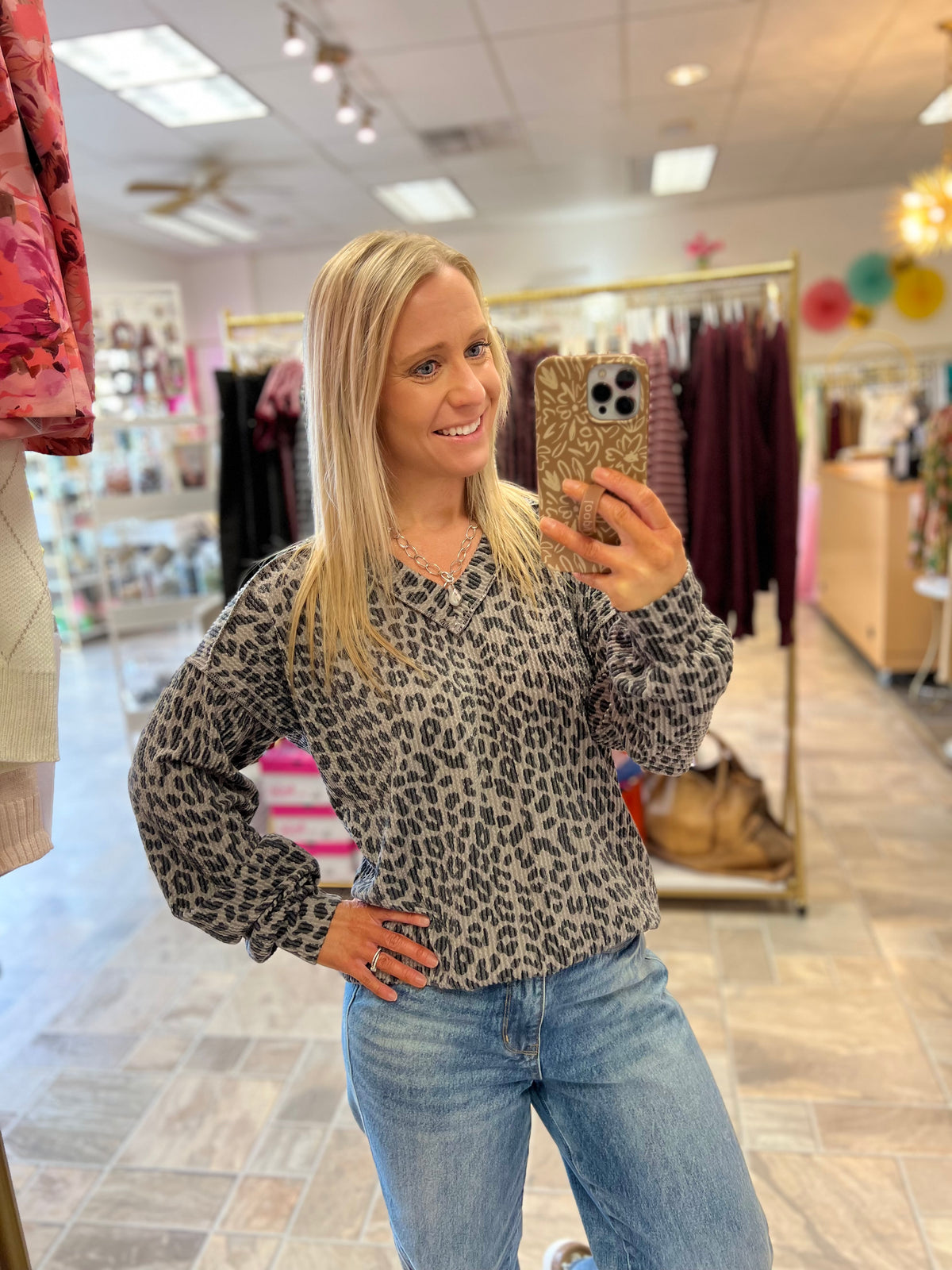 Coco Animal Print Top