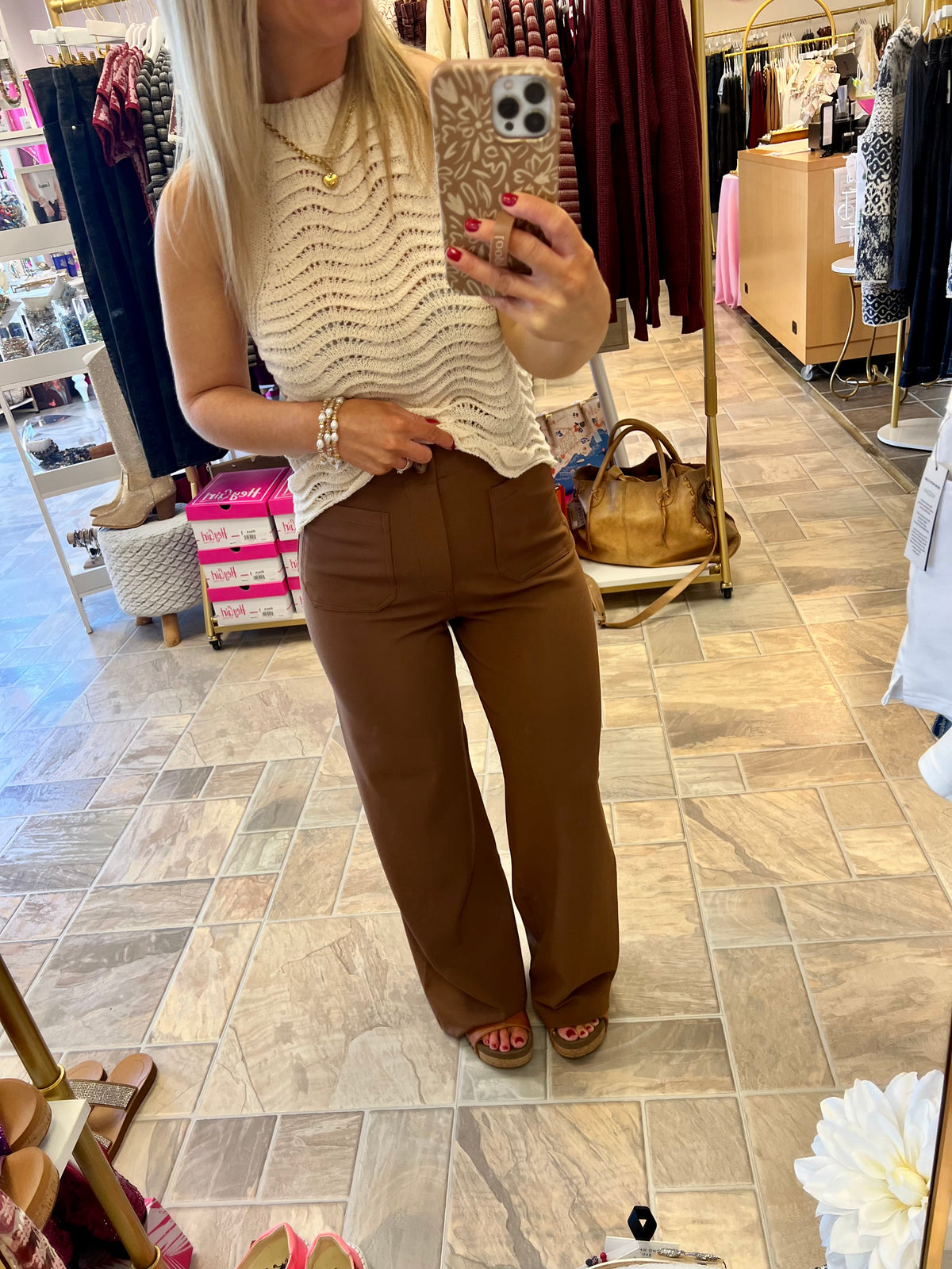 Allie Pants - Caramel