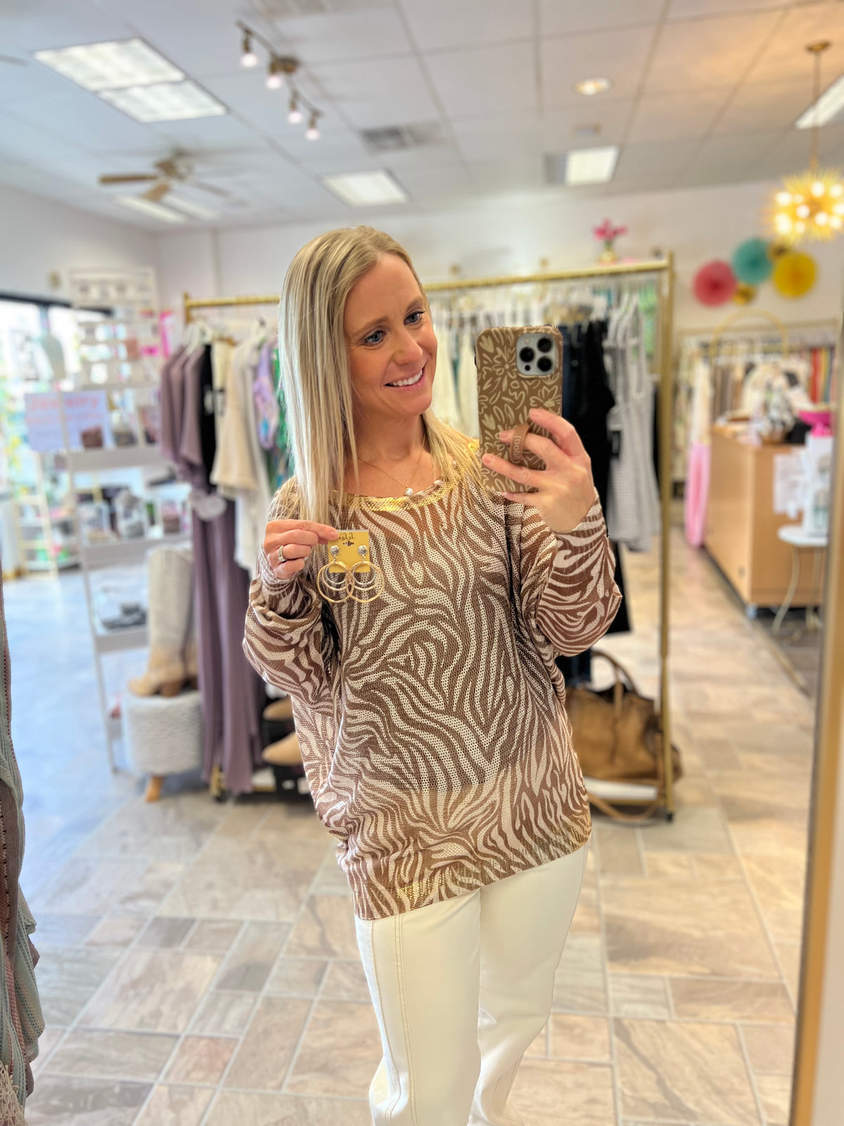 Italian Sweater - Brown Tiger