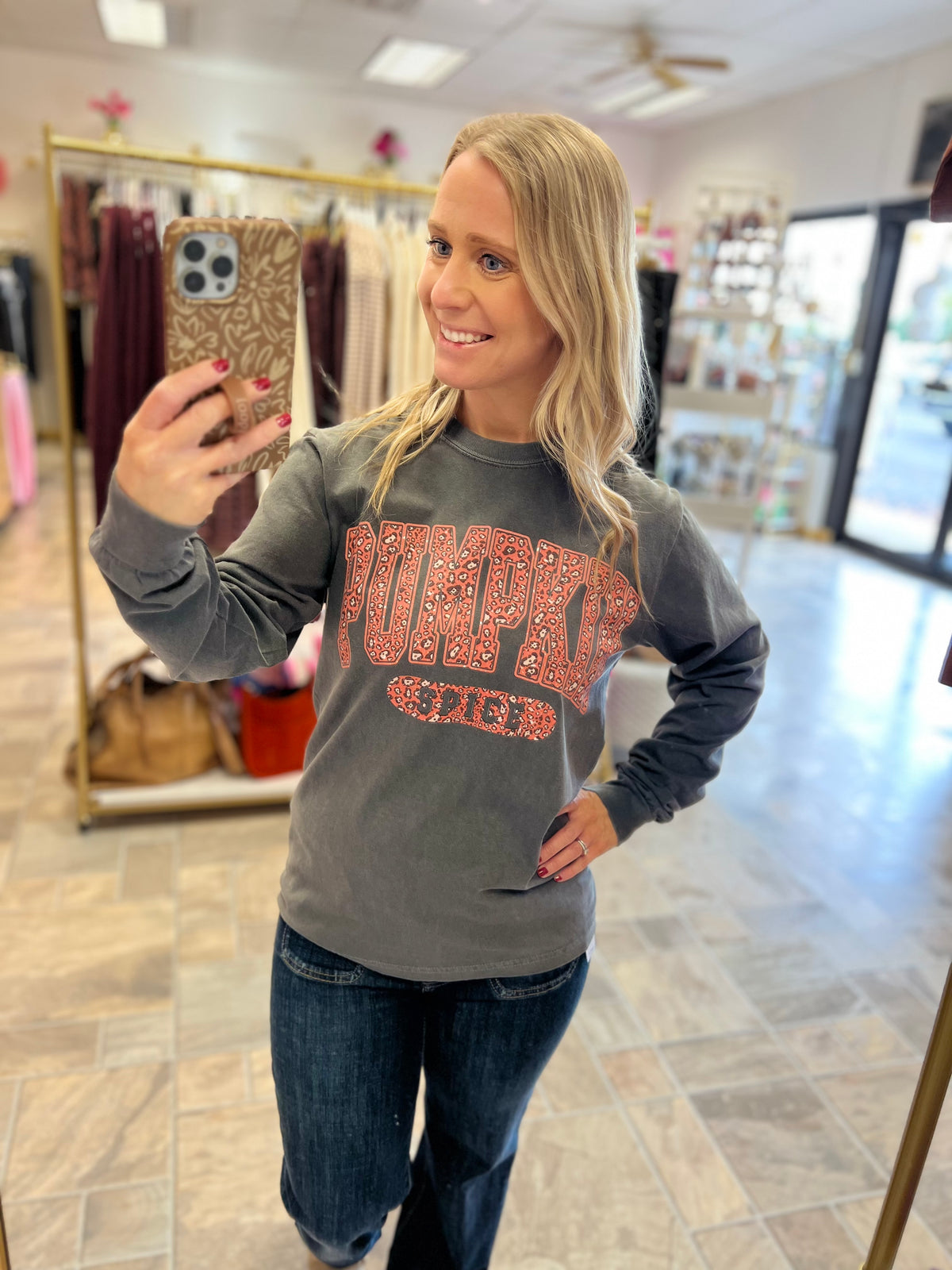 Pumpkin Spice Long Sleeve Tee