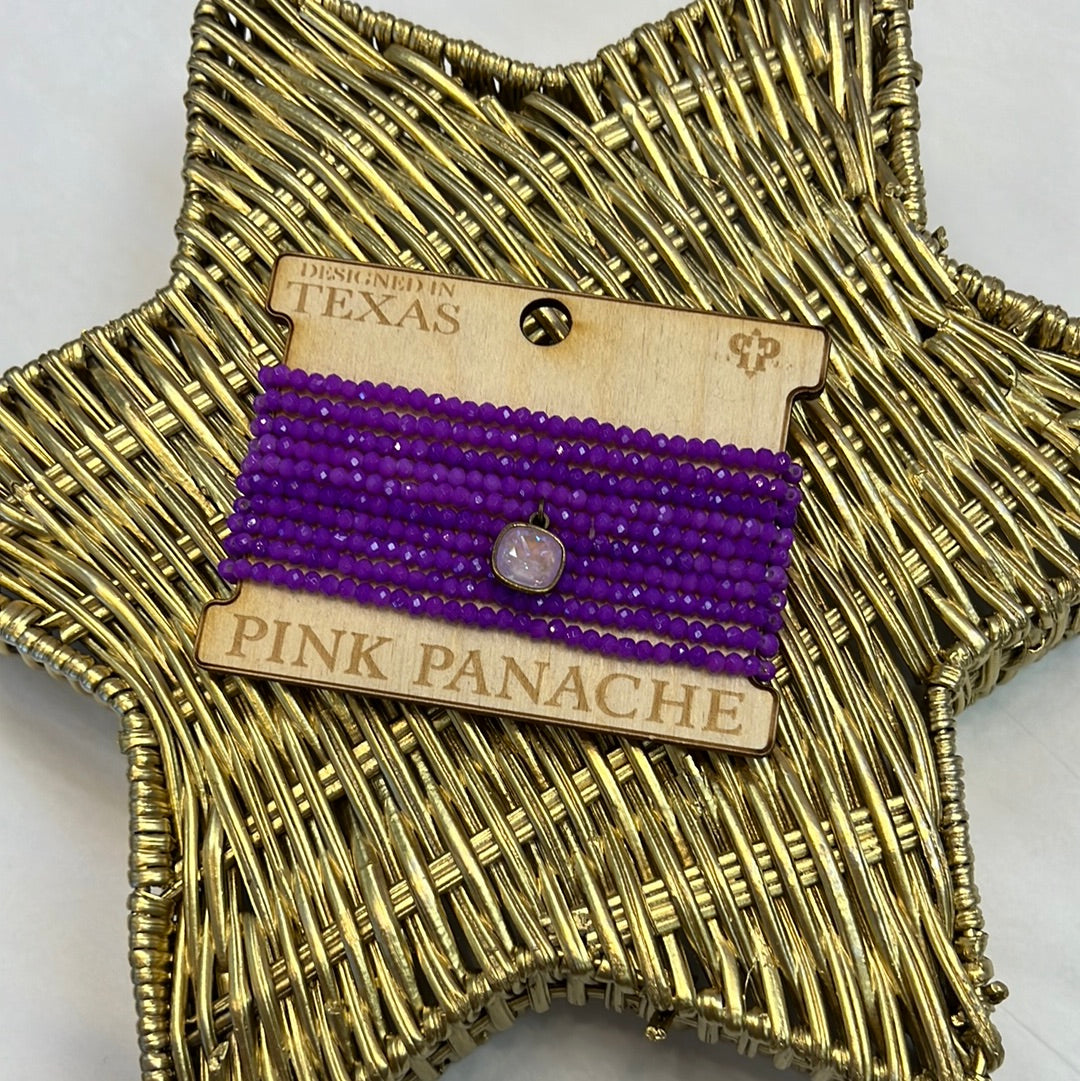 Purple Bracelet Stack