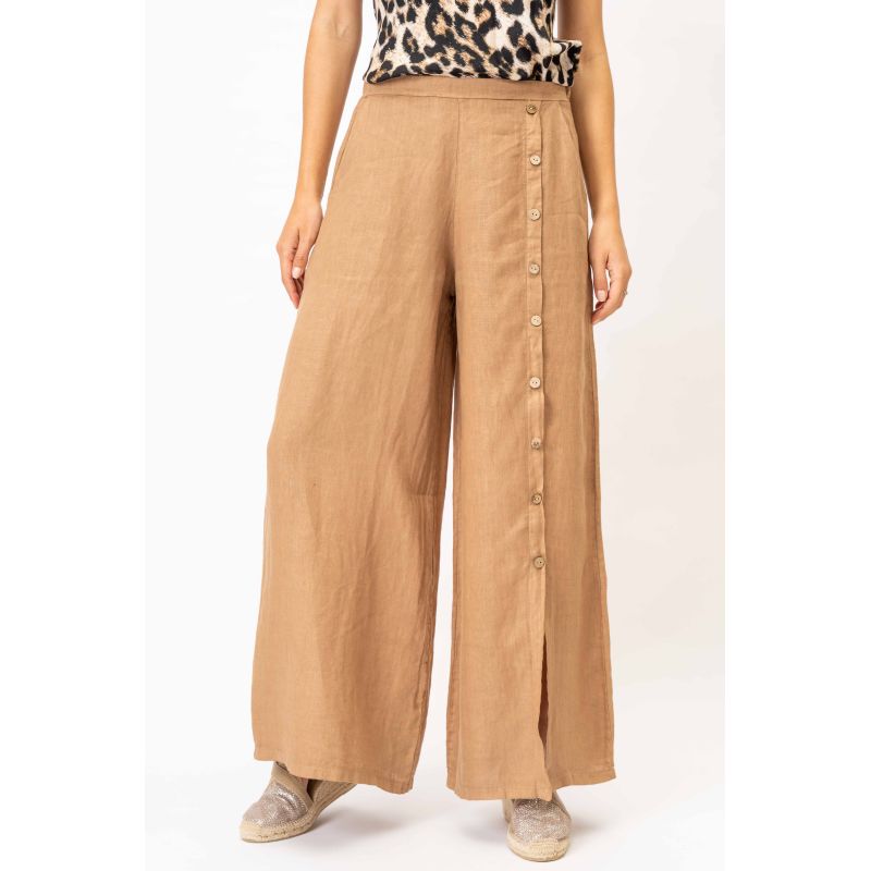 Linen Pant - Camel