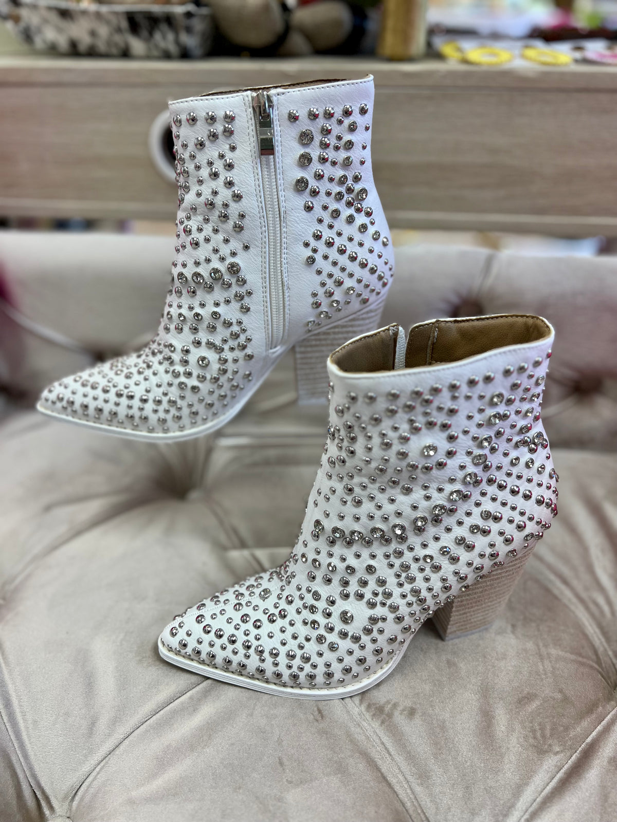 Corkys Line Dance Boots  White