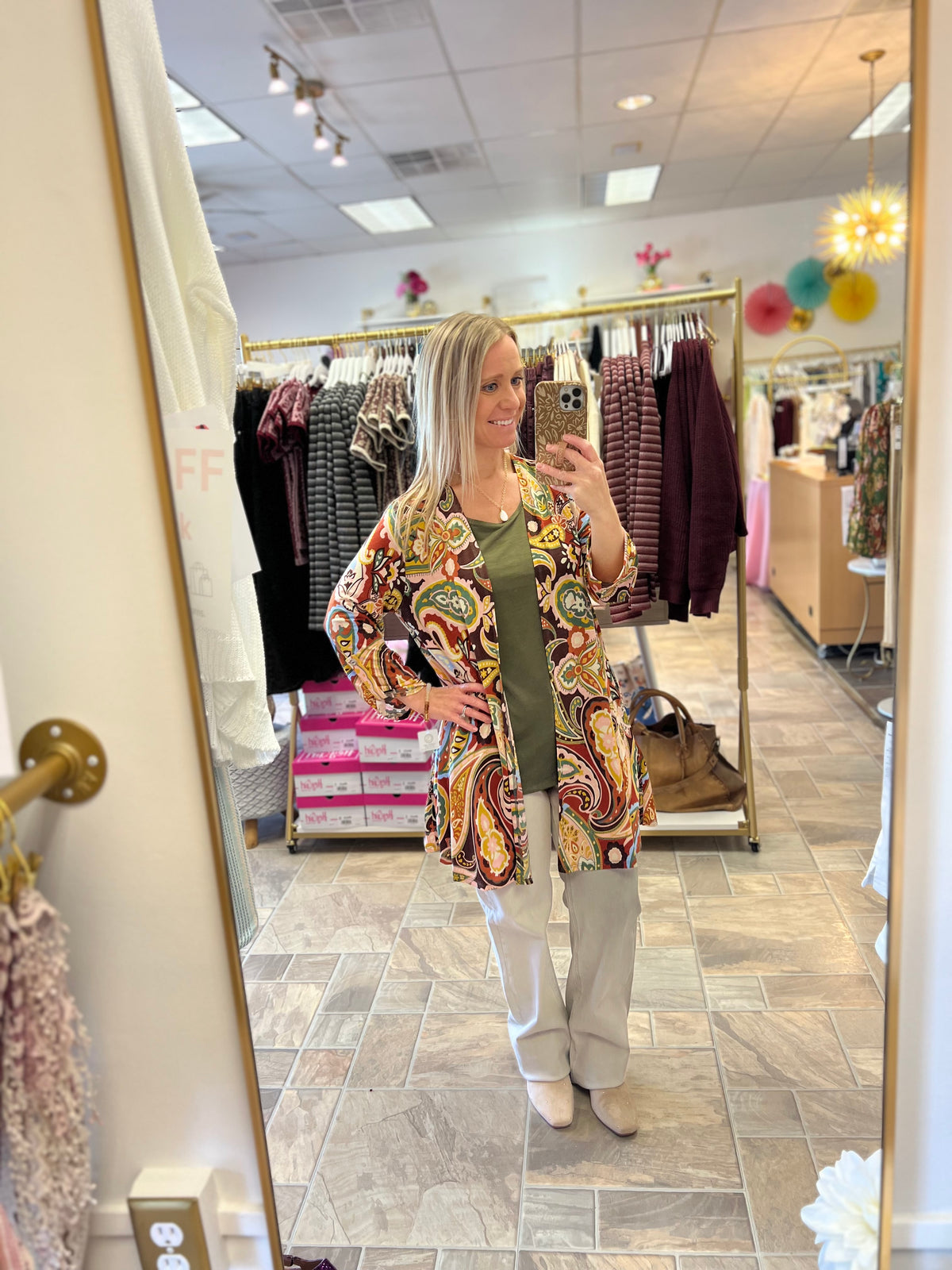 Made For Fall Cardi - Paisley