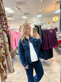 LIVERPOOL Fit And Flare Trucker Jacket - Delacey