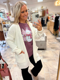 Snowman Long Sleeve Tee