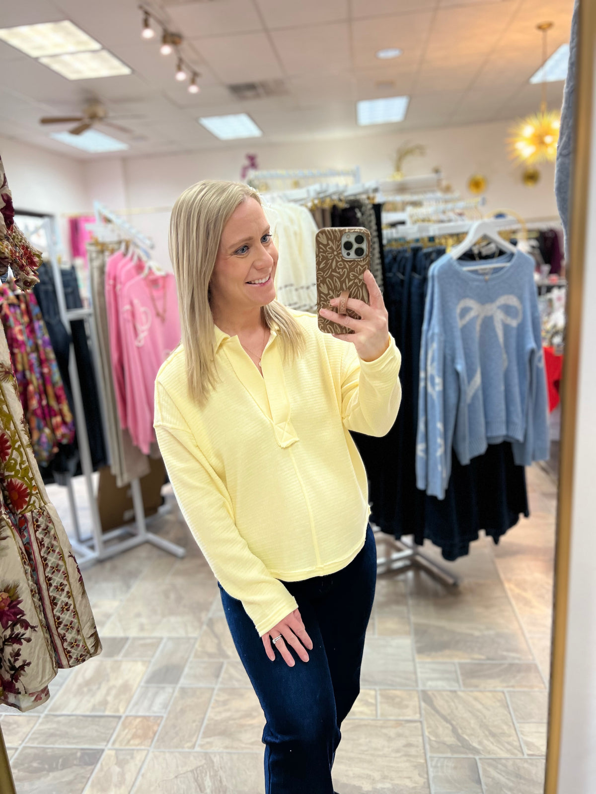 Knit Polo - Butter Yellow