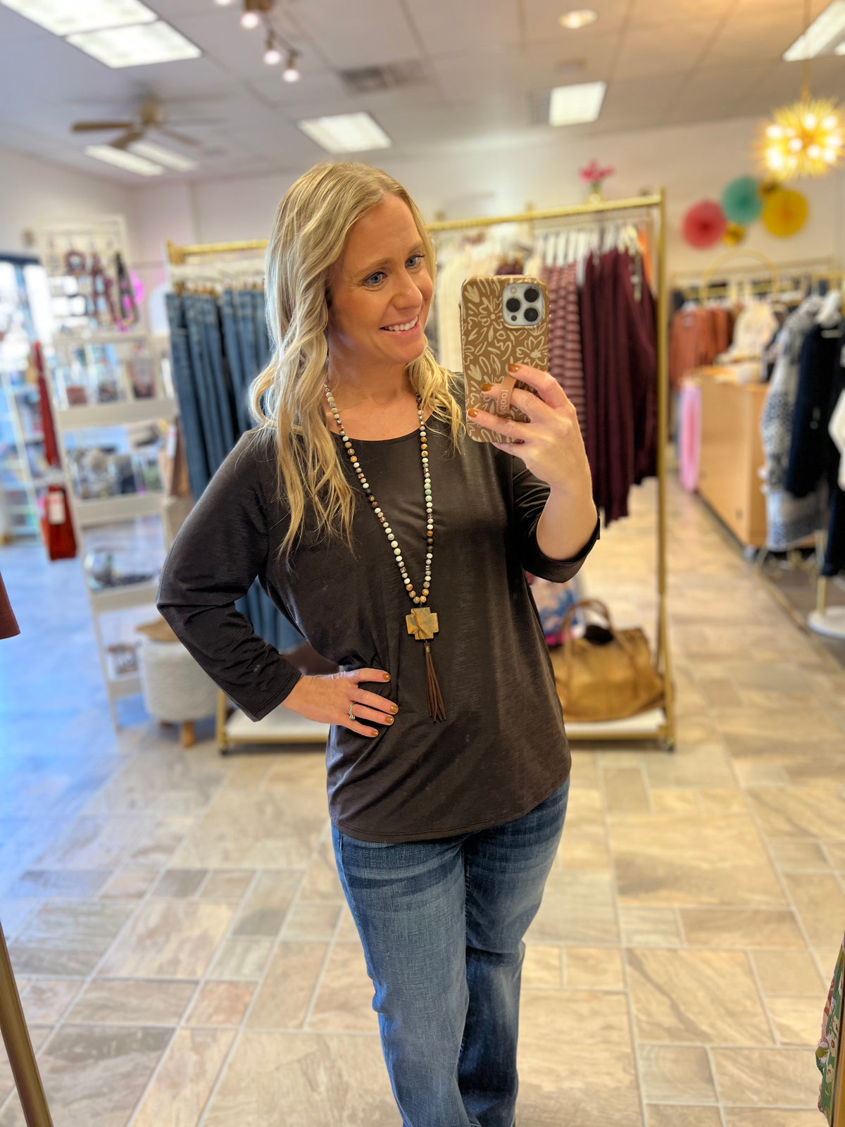 Classic Round Neck - Mocha