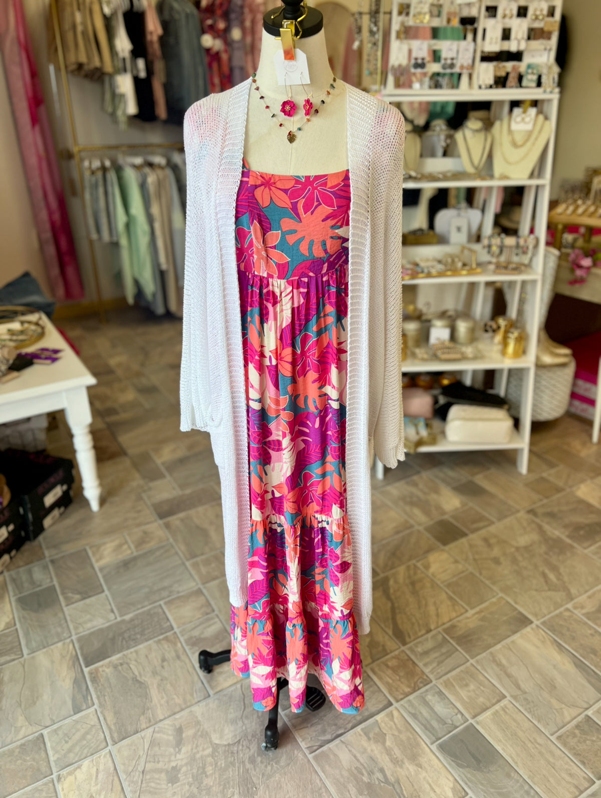 Crochet Cardigan - White