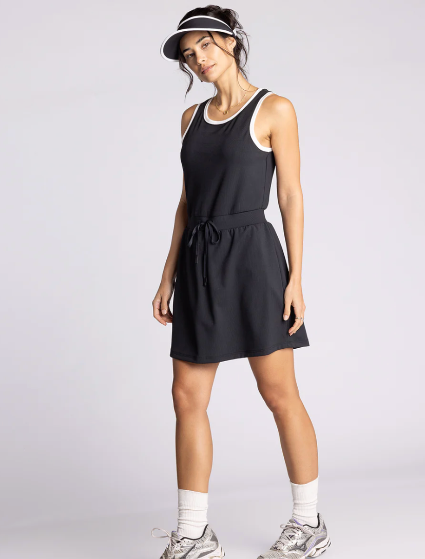 Ying Sporty Mini Dress - Black