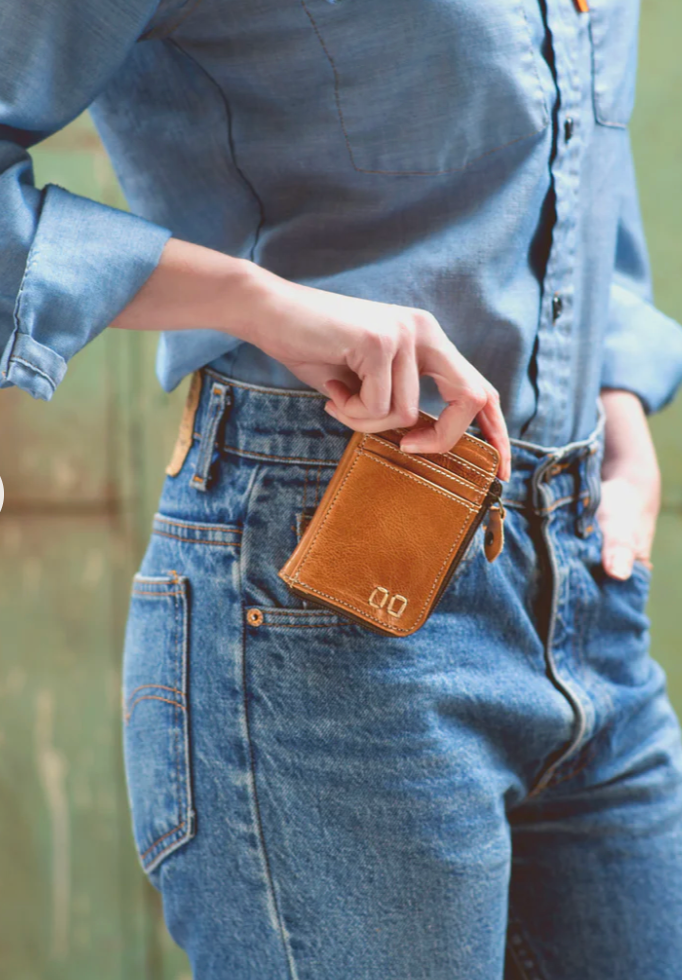 BedStu Carrie Wallet - Tan Rustic