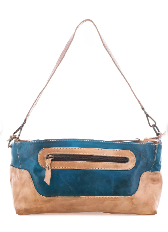 BedStu Hyperbolic Handbag - Oats Arctic Teal Rustic
