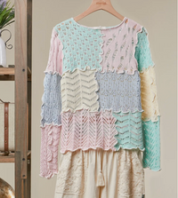 Crochet Patchwork Sweater