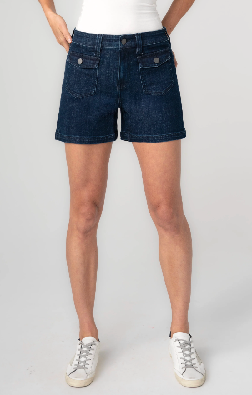 LIVERPOOL Vintage Short With Flap Front Pockets - Delacey