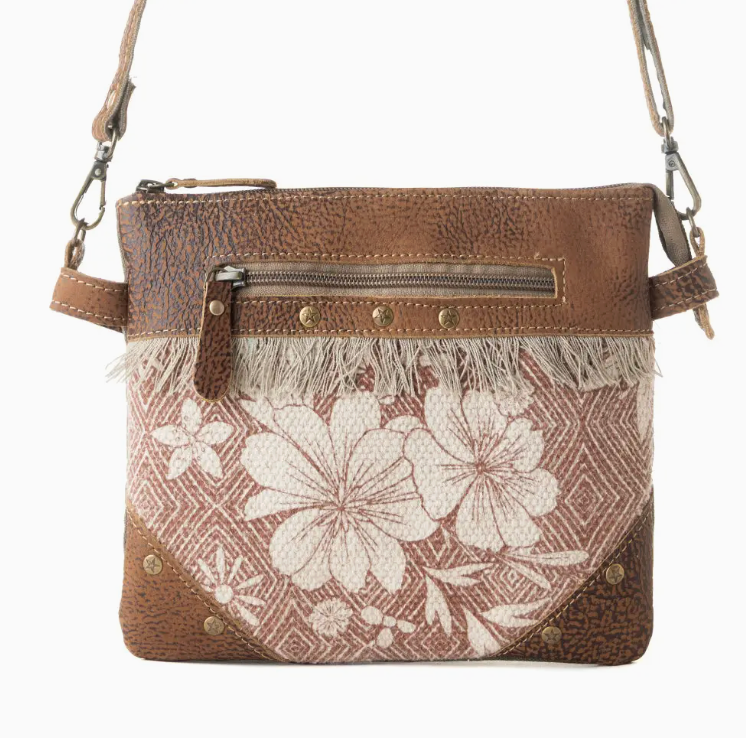 Myra Inkwild Vintage Crossbody Bag - Rust