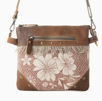 Myra Inkwild Vintage Crossbody Bag - Rust