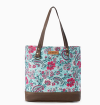 Myra Canvas Tote Bag - Pink