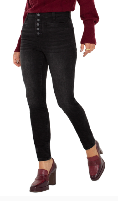 LIVERPOOL Abby High Rise Ankle Skinny - Lost Creek