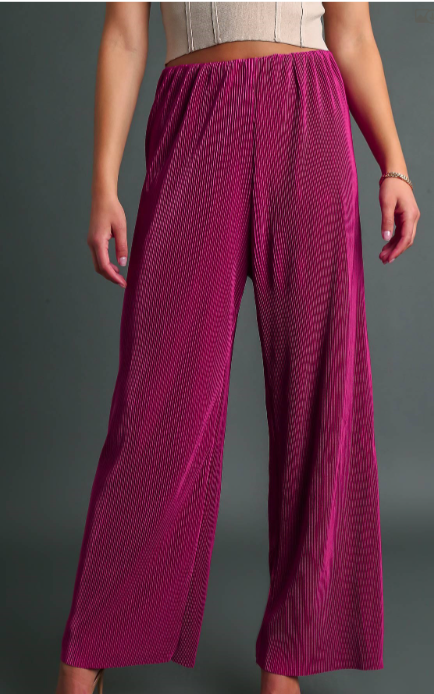 Feelin' Festive Pants - Magenta