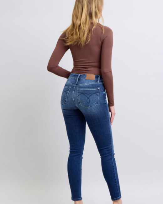 Judy Blue Dark Thermal Skinny Jean