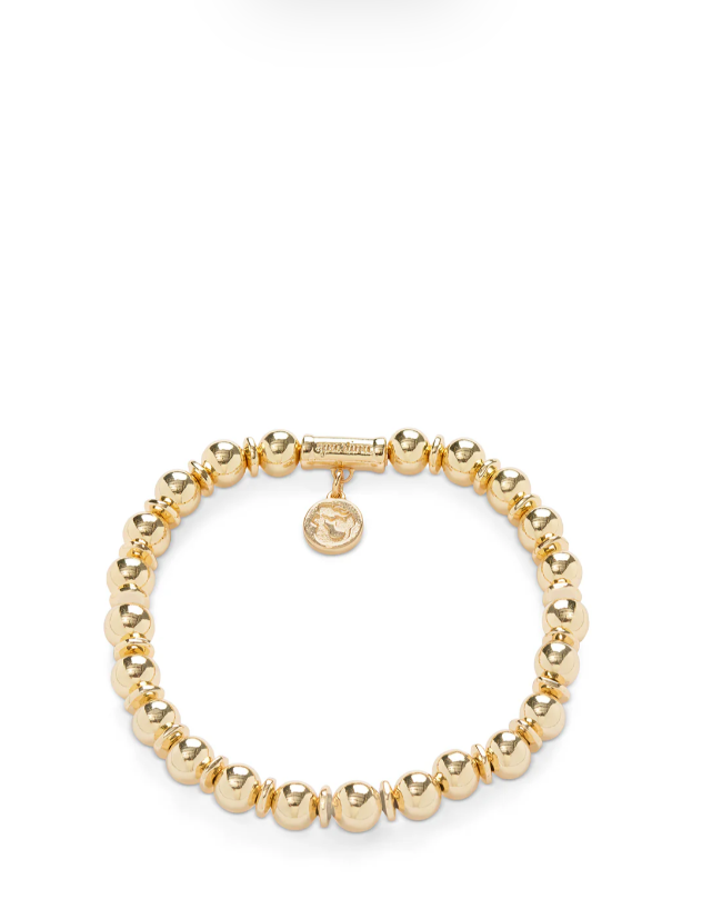 Spartina 6mm Stretch Bracelet Gold