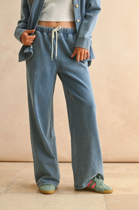 Soft Denim Pants