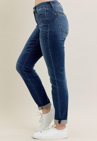 Judy Blue Core Cuffed Slim Jean