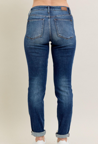 Judy Blue Core Cuffed Slim Jean