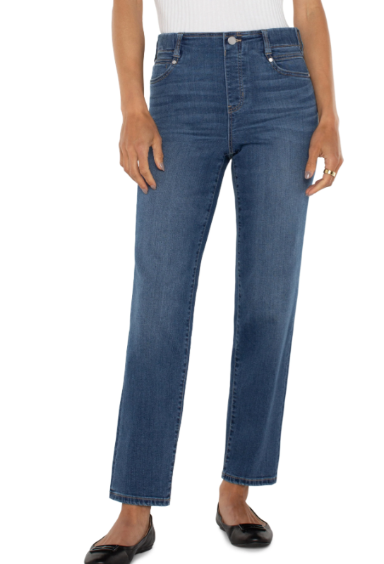 LIVERPOOL Gia Glider Slim Jean - Sage Creek