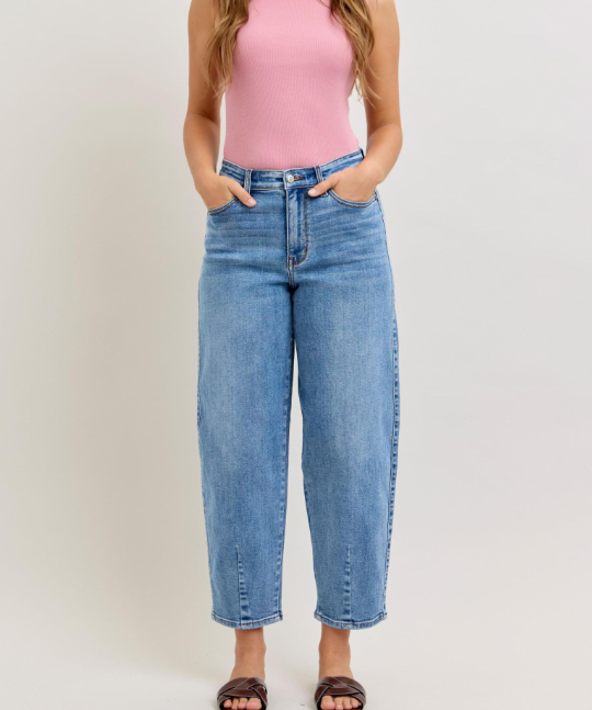 Judy Blue High Waist Barrel Jean