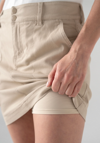 LIVERPOOL Utility Skort - Safari Sand