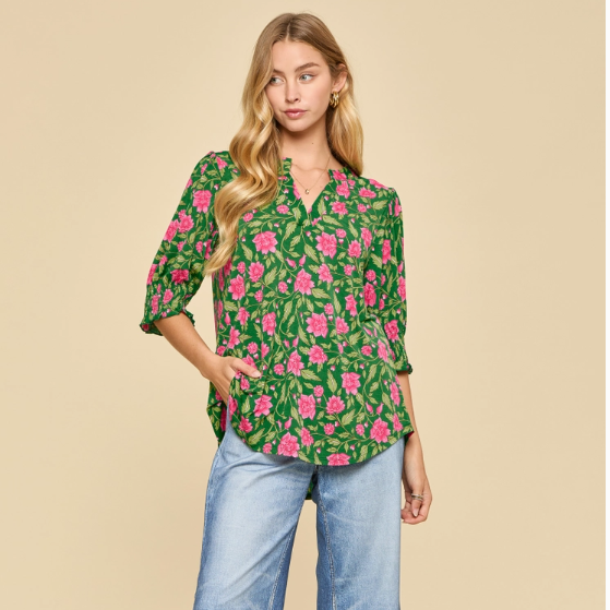 Lizzy Top - Green