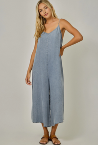 Denim Tencel Jumpsuit