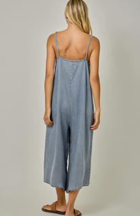 Denim Tencel Jumpsuit