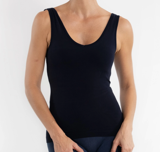 Built-In Bra Tank - Black
