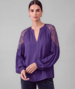 Purple Lace Blouse