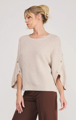 Latte Stitched Sweater