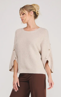 Latte Stitched Sweater