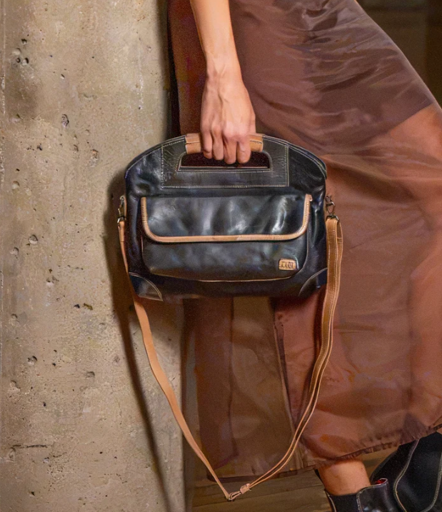 BedStu Greenway Crossbody - Black Oats Rustic