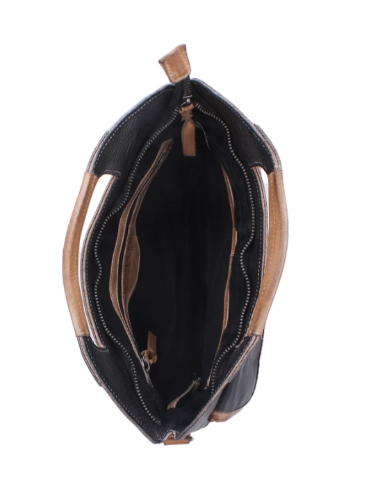 BedStu Greenway Crossbody - Black Oats Rustic